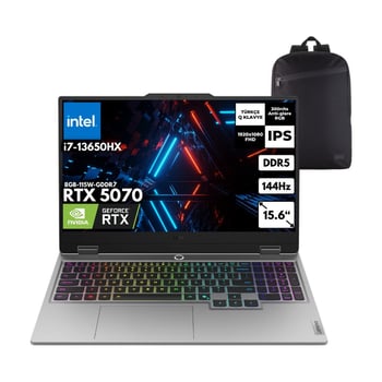 Lenovo Loq I7 13650HX 48 -Gbddr5 1 Tbssd RTX5070 (8GB-115W) 15.6" 144Hz Fhd Windows 11 Pro + Hmf Sır
