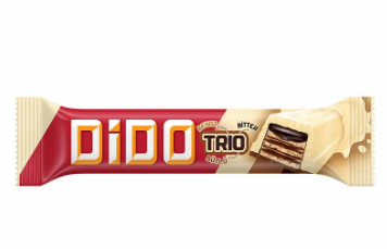 Ülker Dido Trio Beyaz Çikolatalı Gofret 36,5 G X 24 Adet