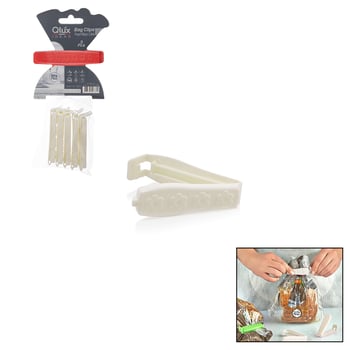 Qlux L-00364 ( 5pcs ) Poşet Klipsi Set ( Plastik )