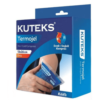 Kuteks Termojel Sıcak Soğuk Kompres Kılıflı 13x26cm Orta 1 Adet