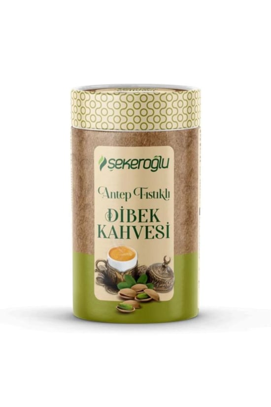Şekeroğlu Antep Fıstıklı Dibek Kahvesi. 200 Gr Silindir