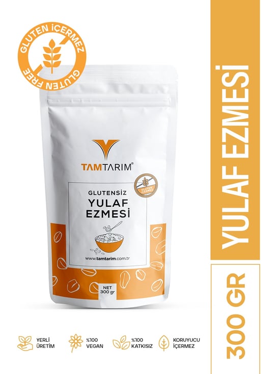 Tam Tarım Glutensiz Yulaf Ezmesi 300 GR