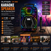 Platoon Pl-4660 Ch-880 Karaoke ( Mikrofonlu ) Speaker Hoparlör (bt & Sd & Usb Sarjlı) ( Rgb Işıklı) ( Dc 5v & Aux ) ( 8'' Inch )