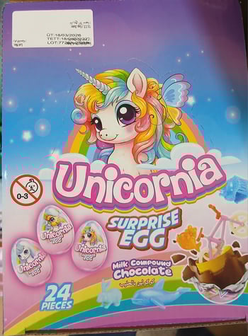 Moss Unicornia Sütlü Supriz Yumurta 24lü
