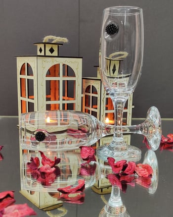 Kirlinova Siyah Böğürtlen Kokteyl Kadehi 2 Li (kahve Yanı Su/kokteyl Bardak) 190 Ml