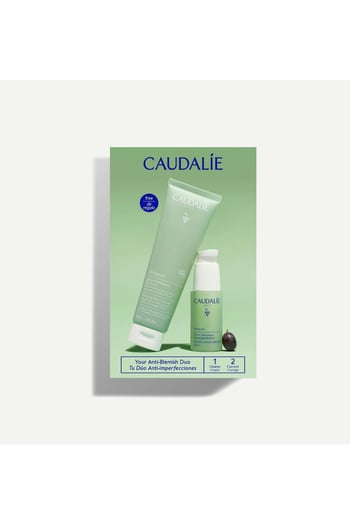 Caudalie Akne Karşıtı Bakım Seti - Vinopure Serum 30ml + Temizleme Jeli 150ml