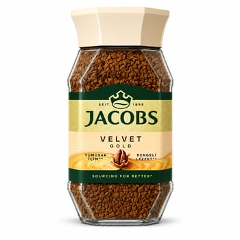 Jacobs Velvet Gold Yumuşak İçim Çözülebilir Granül Kahve 100grx6 Adet