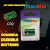 Poundmax Lityum Cr-2 (cr17355, Cr-2m, Dlcr2, Kcr2, 6206) Özel Pil, 3v | 1x 1-paket