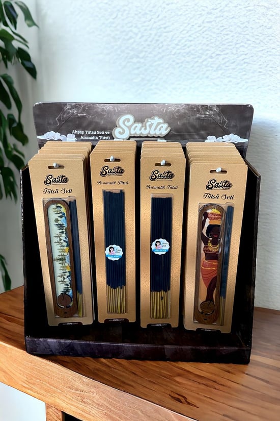 Sasta Tütsü Seti Standı mini 36 Adet