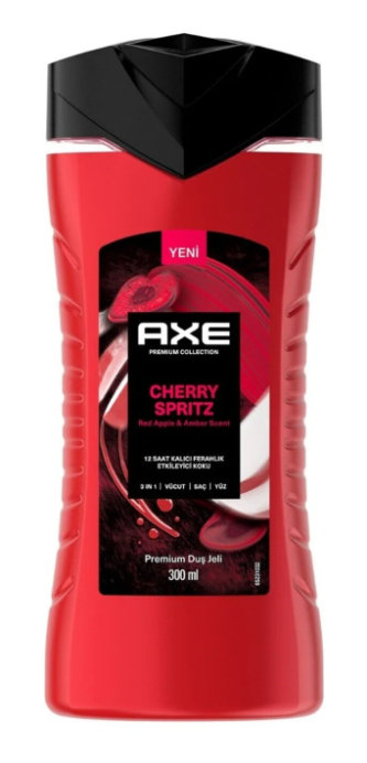 Axe Premium Collection Duş Jeli Cherry Spritz 3 İn 1 Vücut Saç Yüz 300 Ml