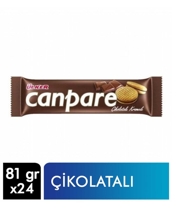 Ülker Canpare Bisküvi 81 Gr Çikolatalı
