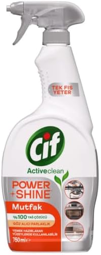 Cif Sprey 750 ml Yağ Çözücü Power Shine