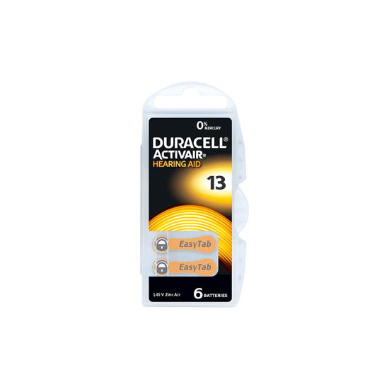 Duracell ( 13 ) ( 6pcs ) İşitme Cihazı Kulak Pili