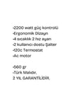 Etap Marathon Profesyonel Fön Makinesi 3200 Modeli 2200 Watt
