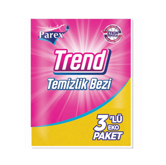 Parex Trend Temizlik Bezi 3'lü Paket