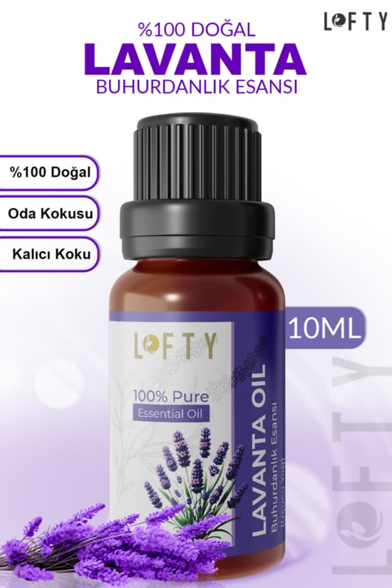 Lofty Lavanta Esansiyel Uçucu Koku Yağı 10ml