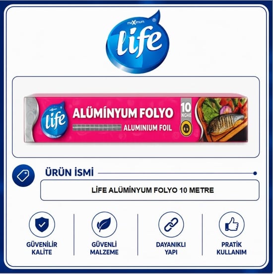 Life Alüminyum Folyo 10 Metre