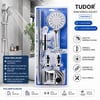Tudor Tdr-256 ( Vakumlu & Krom ) Lux Sürgülü Duş Seti
