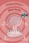 ProCo Beauty Makaron Saç Fırçası Favori Lezzetler Serisi - Pembe, Sarı, Yeşil