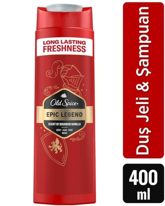 Old Spice Legend Duş Jeli ve Şampuan 400 ml