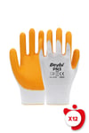 Beybi Pn3 Sarı Polyester Örme Nitril İş Eldiveni 10 Beden