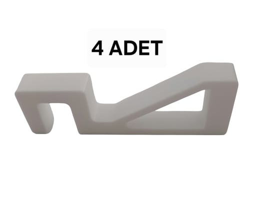 4 Adet Plastik Pencere Kolu Kapı Cam Aralama Stoperi Kolu Tutucu