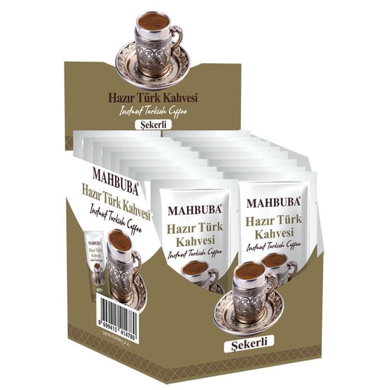 Mahbuba Şekerli Hazır Türk Kahvesi 12x9gr