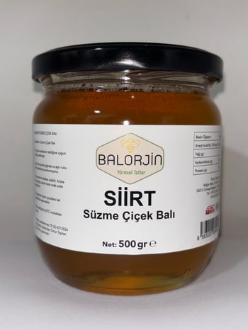 Balorjin Siirt Süzme Çiçek Balı 500 Gr