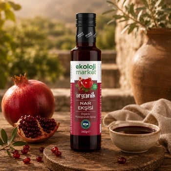 Organik Soğuk Sıkım Nar Ekşisi 340 Gr.