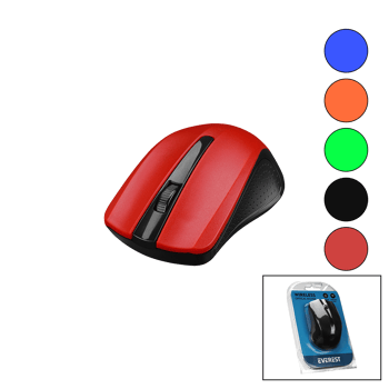 Everest Sm-537 ( Wireless & Kablosuz ) (1600dpi) Usb Optical Mouse ( Vakum Ambalaj )
