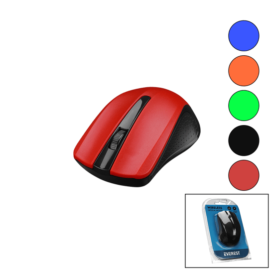 Everest Sm-537 ( Wireless & Kablosuz ) (1600dpi) Usb Optical Mouse ( Vakum Ambalaj )