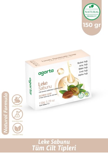 Lekeli Ciltler Için Üretilmiş Özel El Yapımı Doğal Sabun 150 Gr