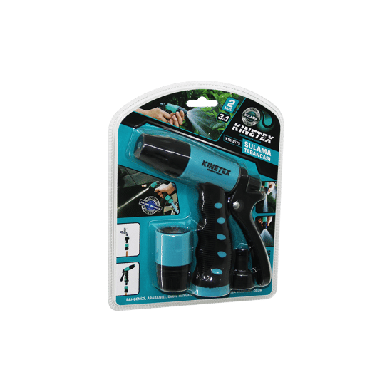 Kinetex Ktx-3175 ( 3in1 & 2 Mod ) Sulama Tabanca Seti ( 1 - Tabanca & 2 - Bağlantı Aparatı )