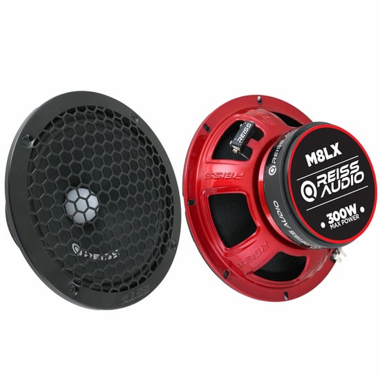 Reiss Audio Rs-m8lx 600 W 20 Cm Oto Midrange Hoparlör