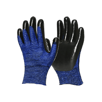 Mafel Mf-002 ( Zebra ) ( Mavi Siyah ) İşçi Eldiven 10xl