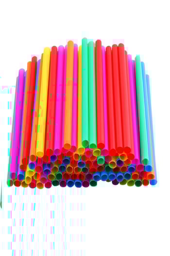 Burpak Frozen Plastik Pipet 7mm x 22cm - 100 Adet