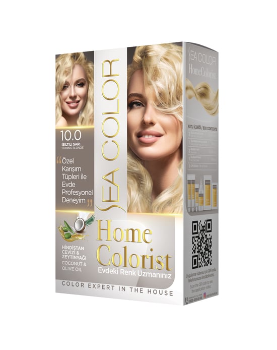Sea Color Home Colorist Set Boya 10.0 İşıltılı Sarı