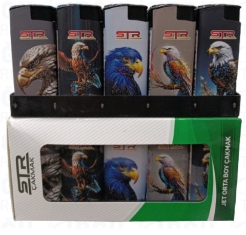 Str Dolumlu Jet Çakmak Sargılı (kartal)