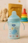 Wee Baby Colorful Akıtmaz Kulplu Bardak 240 Ml Mavi