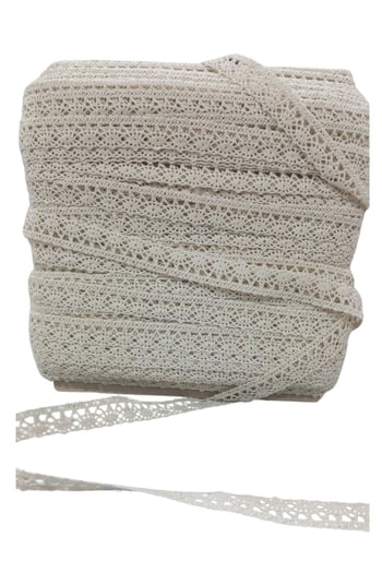 Kopanaki Dantel En 6 Cm Krem 10 Metre