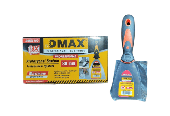 Dmax 80mm Kauçuk Saplı Spatula