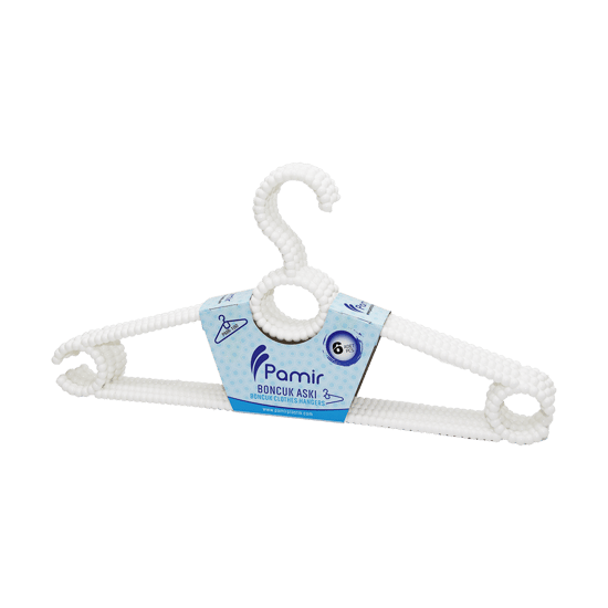 Pamir Pmr-100 ( 6pcs ) Pls.boncuk Elbise Askısı