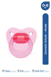Wee Baby Akide Damaklı Silikon Emzik 0-6 Ay Pembe