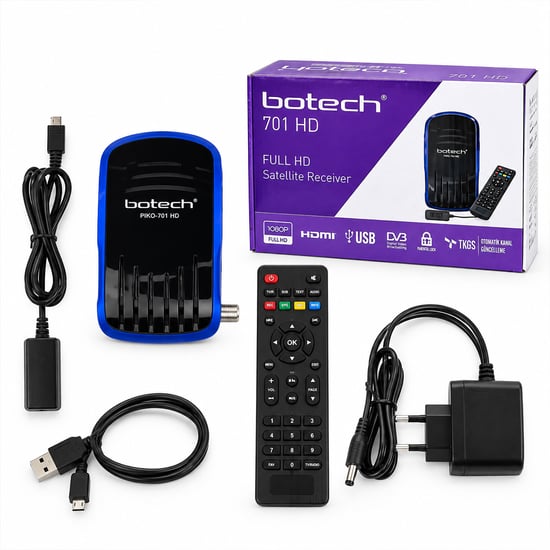 Botech Pıko-701 ( Full Hd ) Dijital Uydu Alıcısı ( Hdmi & Usb & Wifi )