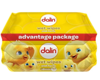 Dalin İslak Mendil 56 Yaprak 3'lü Paket