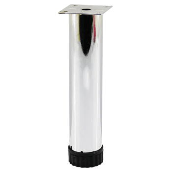 ( 90-12139-e-01 ) ( 20cmx42mm ) ( Metal ) Tablalı ( Plastik Ayarlanabilir Pingolu ) Koltuk Baza Ayak