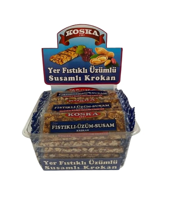 Koska Üzümlü Susamlı Yer Fıstık Krokan 40 Gr