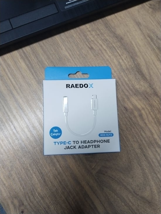 Raedox Jack Girişli Type-C Adapter RJT2