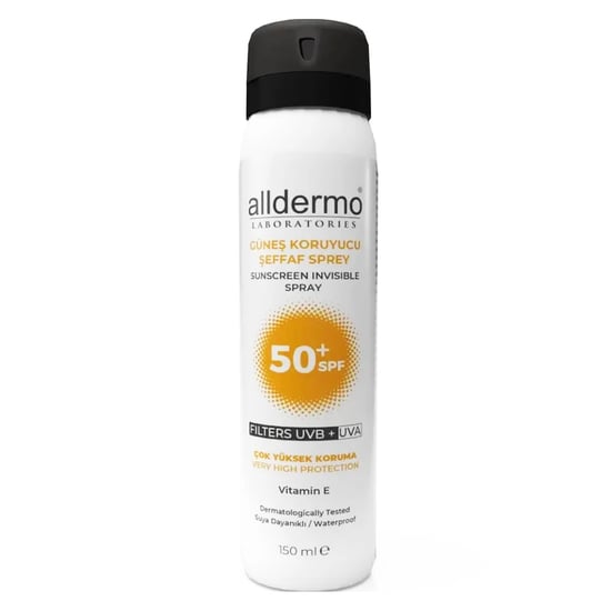 Alldermo Invisible Aerosol Sprey Spf50 150 Ml