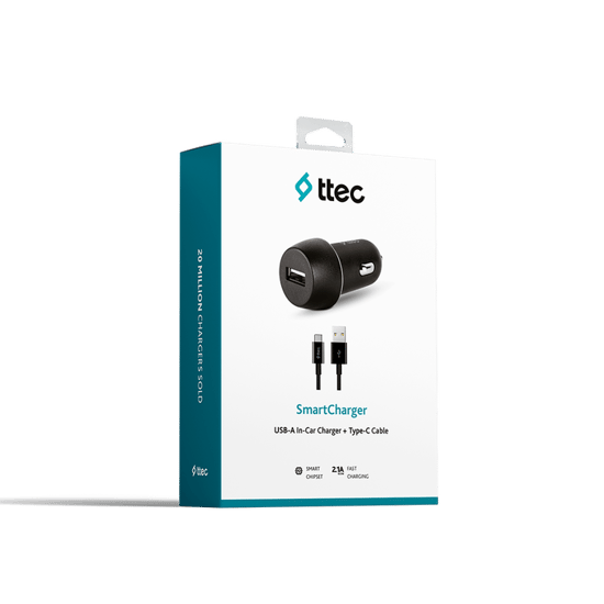 Ttec 2cks20cs 2.1a Araç Şarj Aleti+type-c Kablo